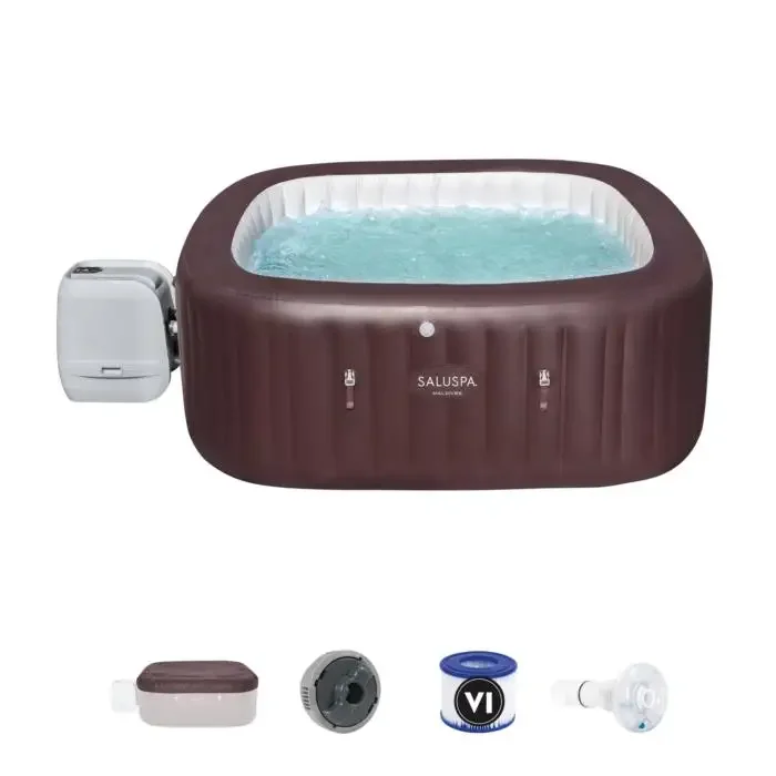 Spa Inflable con Burbujas Bestway 60082 Lay Z Spa Maldives Smart HYDROJEYT Pro