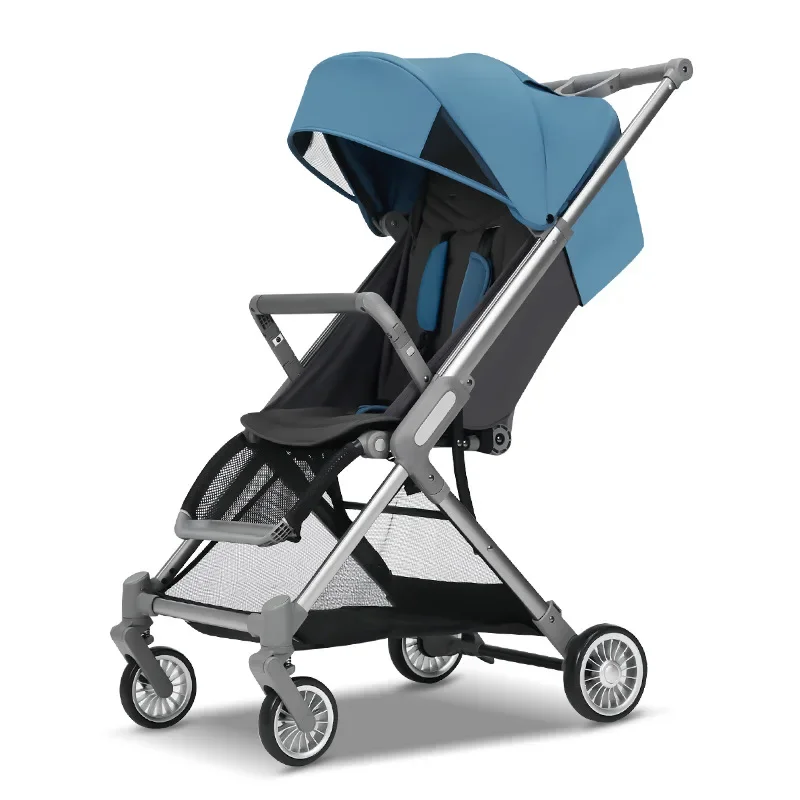 Baby Stroller for Newborns Lightweight Umbrella Carrying Cart for Sitting Lying Down Foldable Stroller Boarding Yoyo Leg Rest