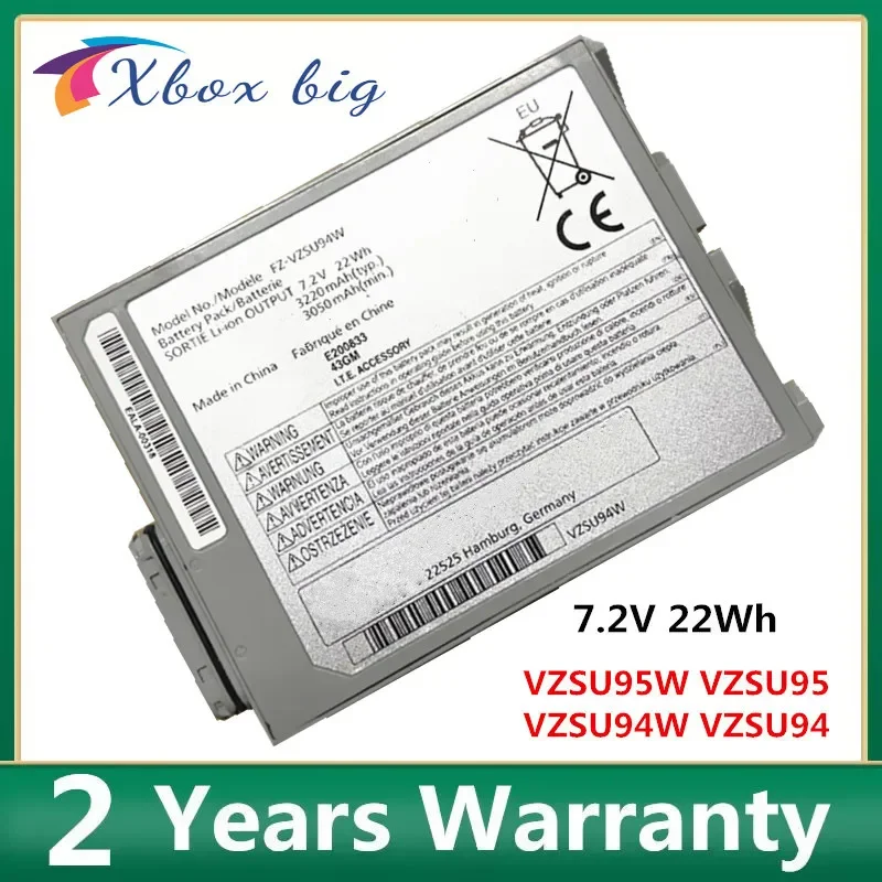 

7,2 В 22 Втч FZ-VZSU94W VZSU95W VZSU94 VZSU94JS Аккумулятор для ноутбука Panasonic FZ-M1 FZ-B2 FZ-M1C FZ M1 B2 M1C Toughpad
