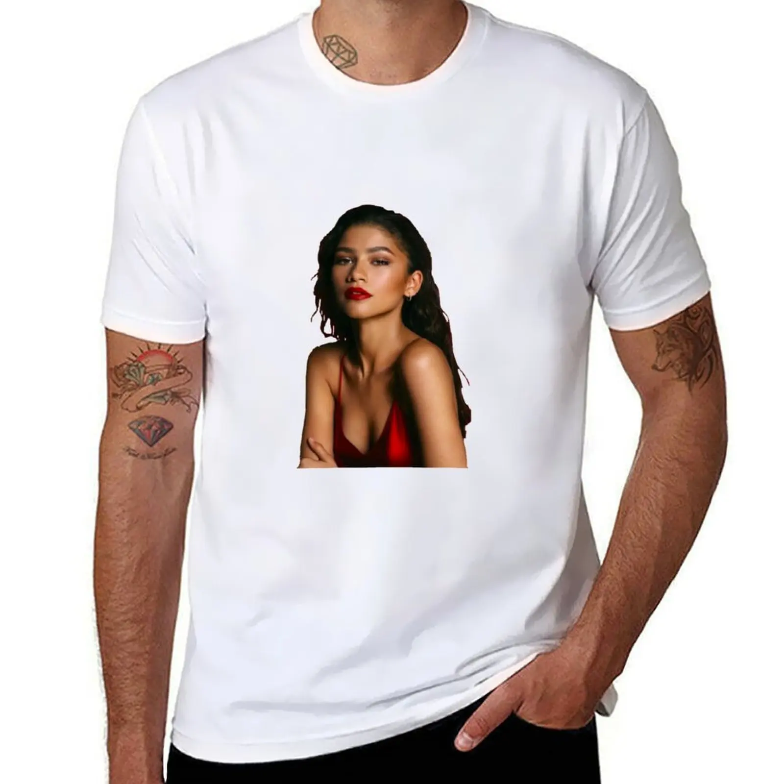 

Zendaya T-Shirt t shirts designer funny t shirts cotton T-Shirt