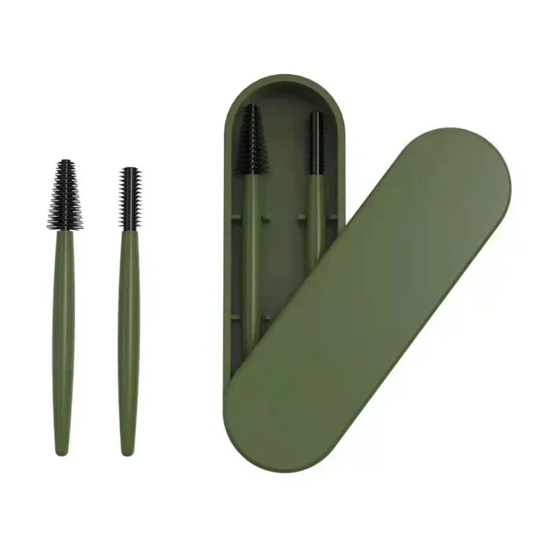 Pennello per ciglia Bacchette per mascara Microbrush Forniture per estensione ciglia Pennelli per trucco per ciglia Pennello per ciglia riutilizzabile in silicone per sopracciglia