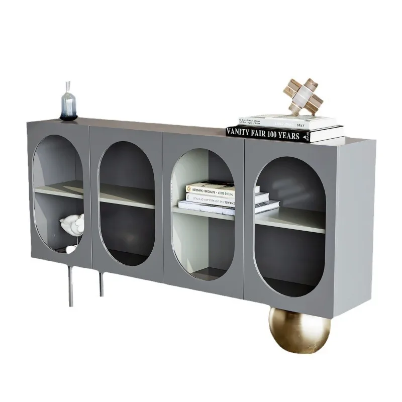 Side cabinet Home entrance cabinet Restaurant glass wine cabinet Multifunctional storage