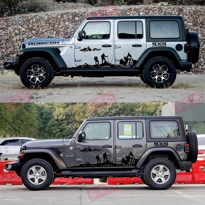 

Car Sticker Vinyl FOR Jeep Wrangler Sports Decoration Custom Decal Accessories
