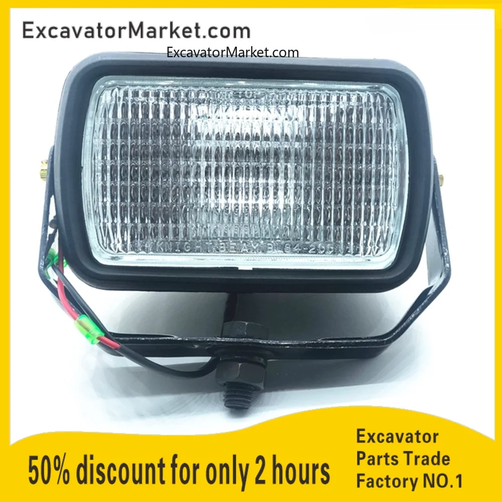 For Komatsu PC Kobelco SK CAT HYUNDAI ZX DOOSAN XCMG CLG Excavator Boom Light Work Light Toolbox Headlight Excavator accessories