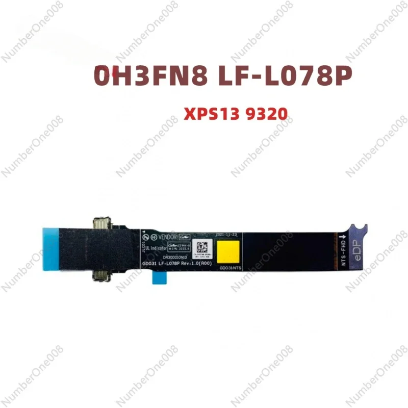 

For Dell XPS13 9320 NTS-FHD LCD EDP DISPLAY FLEX NON-TOUCH CABLE 083DK5 83DK5 0H3FN8 H3FN8 GDO31 LF-L078P(NEW Original)