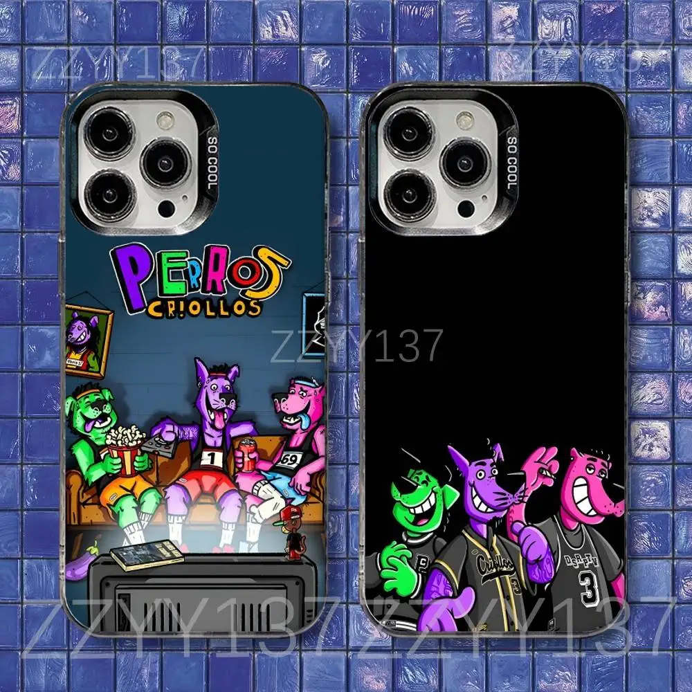 

Perros Criollos Phone Case For iPhone 16,15,14,13,12,11,8,7,Pro,Max,Plus,Mini,XS,SE Shockproof Matte Cover