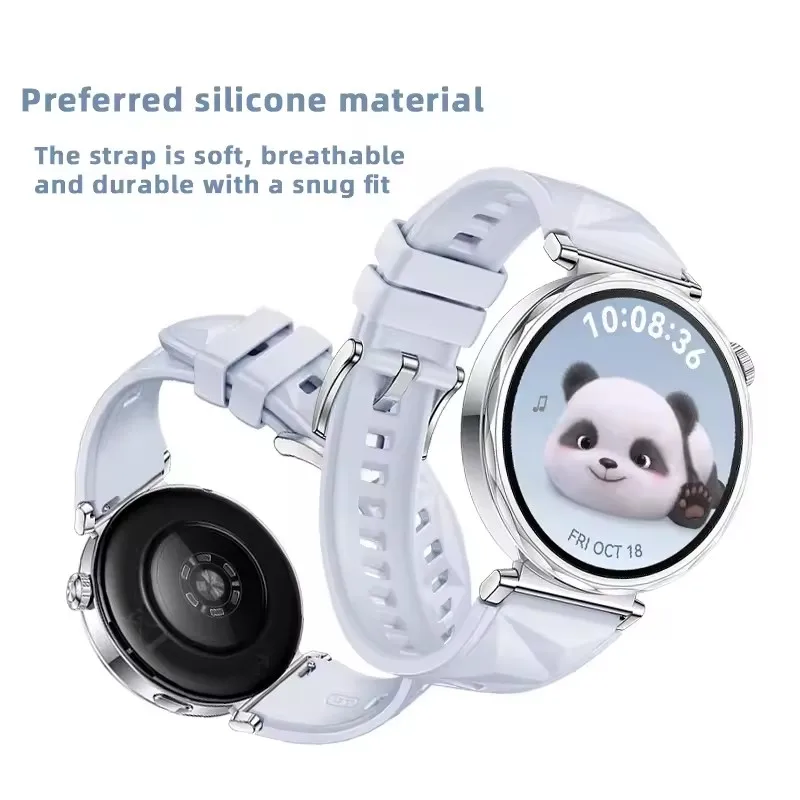 ซิลิโคน 18 มม.สําหรับนาฬิกาHUAWEI GT 5 Pro 42 มม./GT5 GT4 41 มม.สําหรับGarmin Forerunner 265S 255Sสร้อยข้อมือกีฬาWatchband