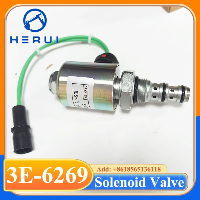 

Электромагнитный клапан деталей экскаватора 3E-6269 3E6269 для 910E 918F 924F 928G IT12B IT14B Аксессуары для экскаваторов