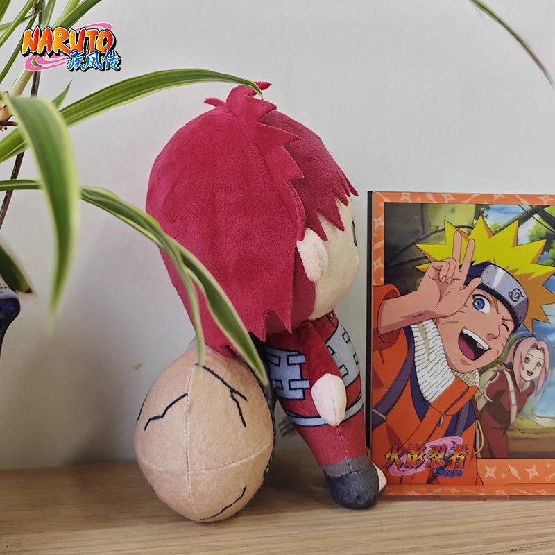 Narut0 Q-versionGaara Peluche Serie Personaggio Peluche Bambola Giocattolo Regalo di Natale per Bambini