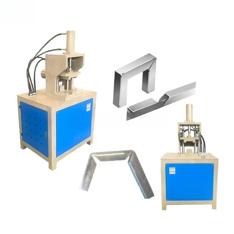 Stainless Steel Pipe Angle Punching Cutting Machine 45 90 Degree Tube Pipe Notcher Hydraulic Square Round Pipe Notching Machine