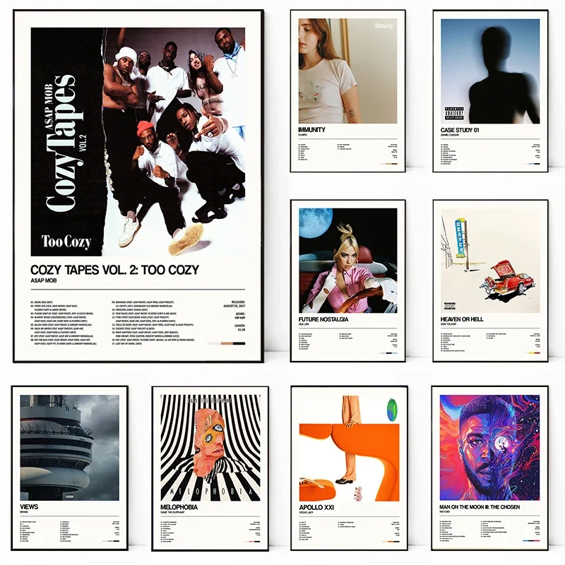 Классическая картина распылением, холст с принтом без рамы, Стив Лайрик Дэниела Цезар, поп-альбом, обложка