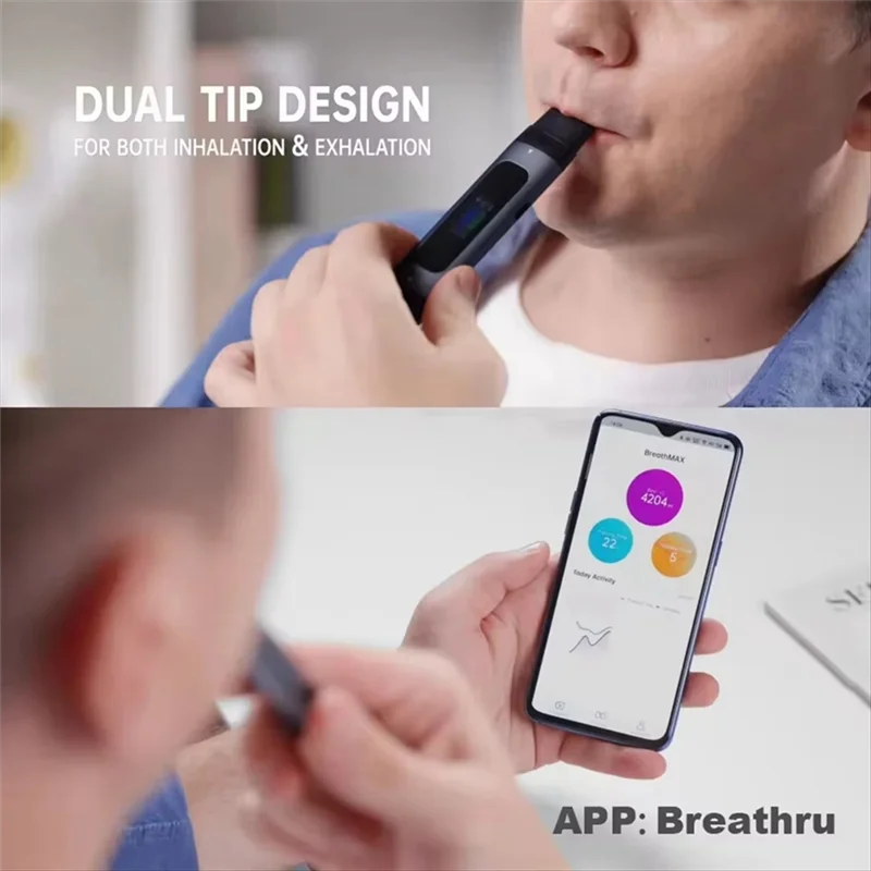 APPLIA-Spirometer Bluetooth Mobile Phone Data Recording Resistance Gear Suitable For Children And Adults Lung Training