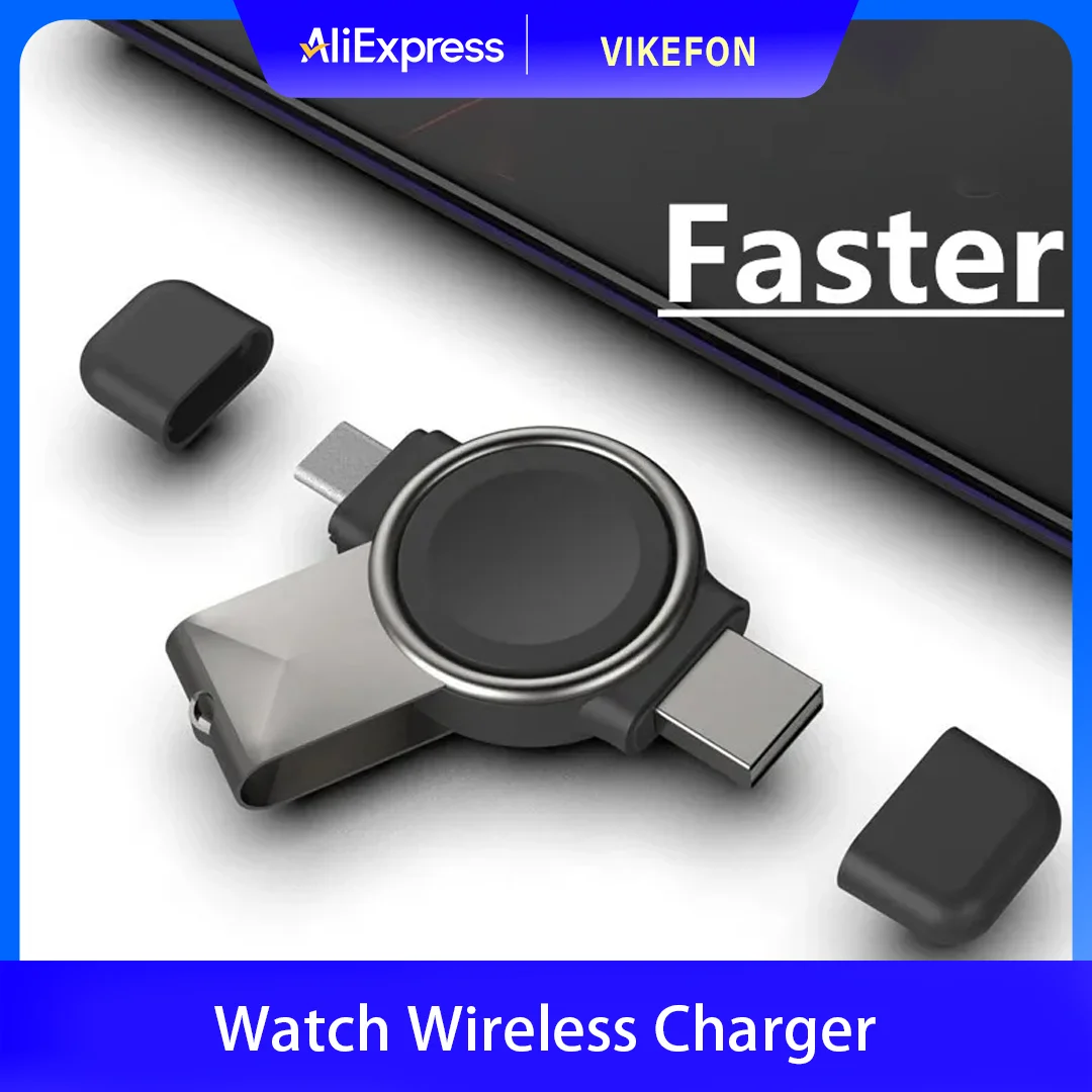 

Wireless Watch Charger Adapter USB Charging Cable Cord Stand For Samsung Galaxy Watch 8/7/6/5/4/3 Active 2 1 Watch Charging