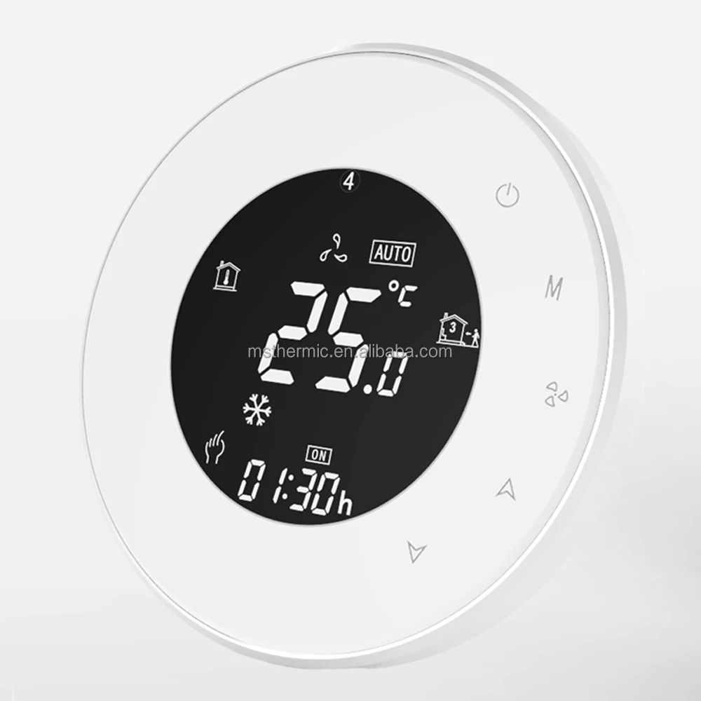 Termostato controlador de temperatura sem fio inteligente para aquecimento por piso radiante funciona com alexa google home termostato