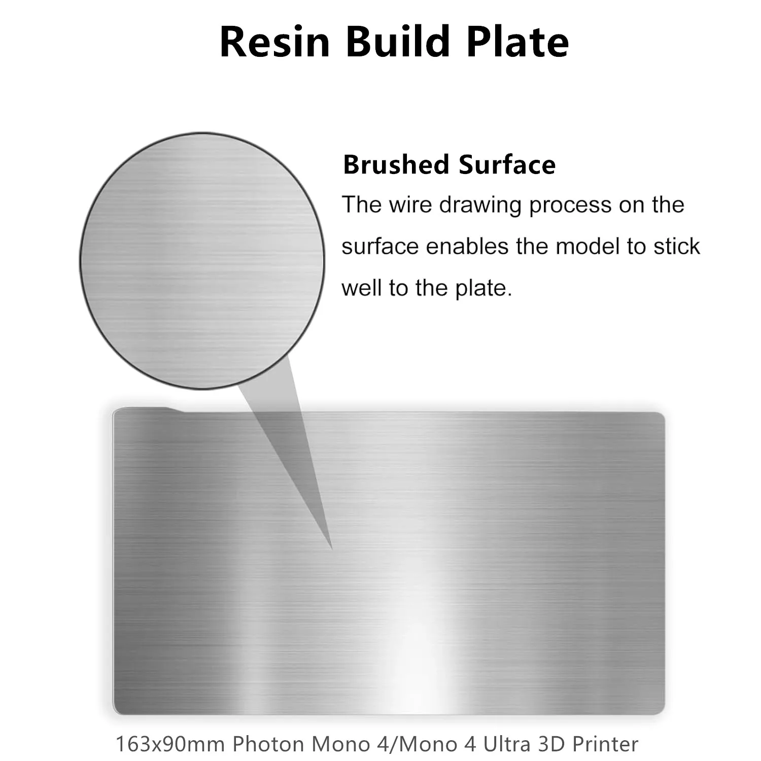 

2Pcs Mono 4 Flex Resin Build Plate Spring Steel Flexible Plate and Magnetic Base for Anycubic Mono 4 Ultra 3D Printer 163x90mm