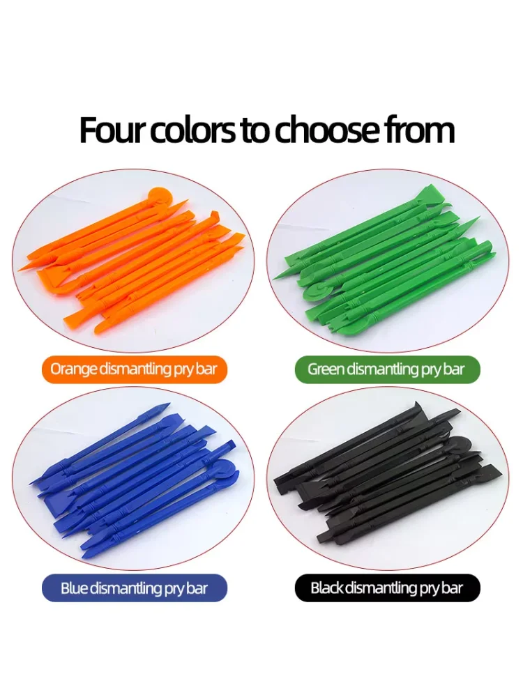10pcs/Set Newest 10 in 1 Plastic Crowbar Disassembly Spudger Opening Tools Kit for Mobile Phone Computer Repairing Opening Tools
