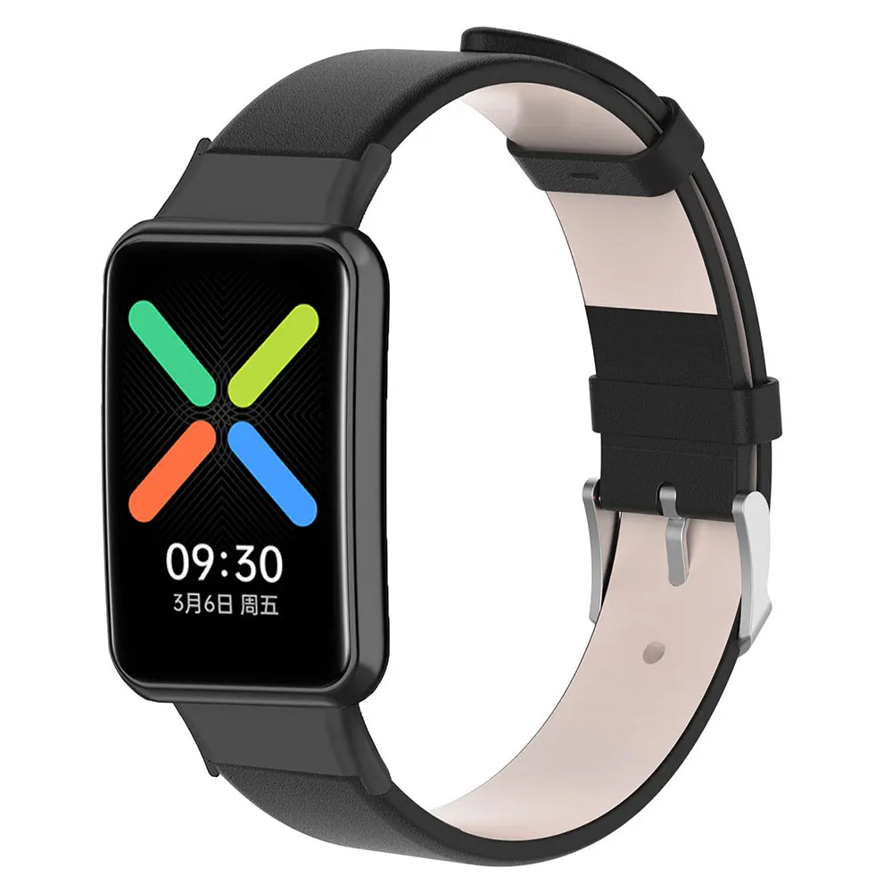 Leder armband Armband für Oppo Uhr kostenlos Ersatz Correa Armband für Oppo Uhr kostenlos Frauen Männer Smartwatches Armband