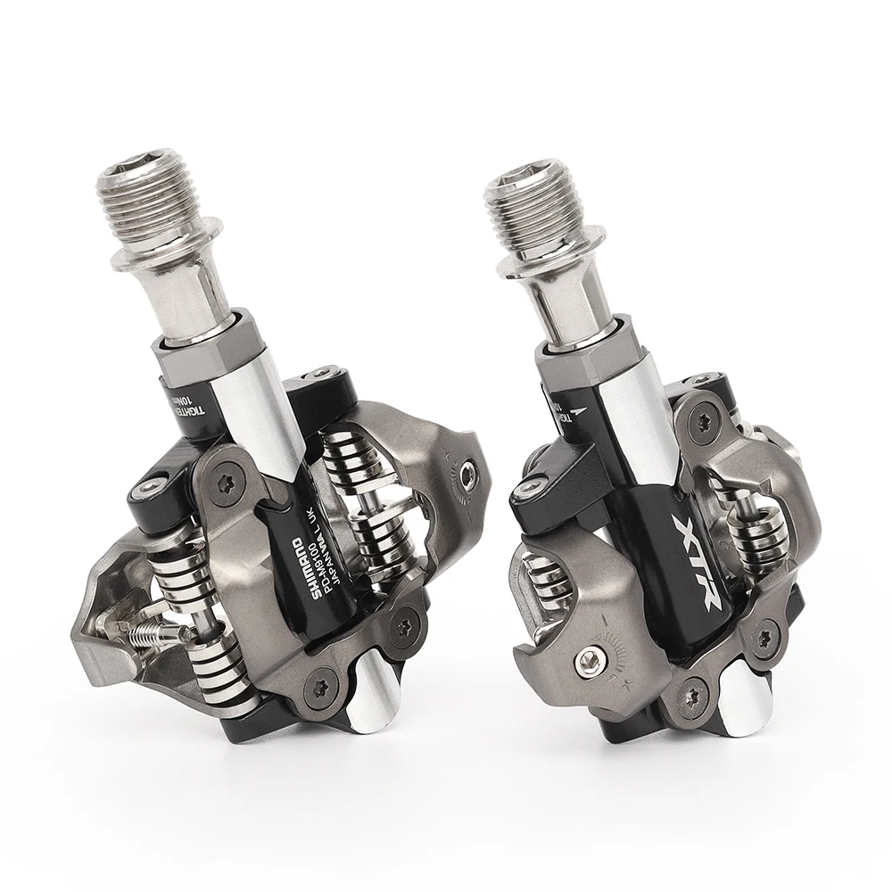 SHIMANO XTR PD-M9100 MTB Bicycle Pedal Self-Locking SPD Pedals Mountain Bike Cleats Bearing Footrest Bicycele Parts