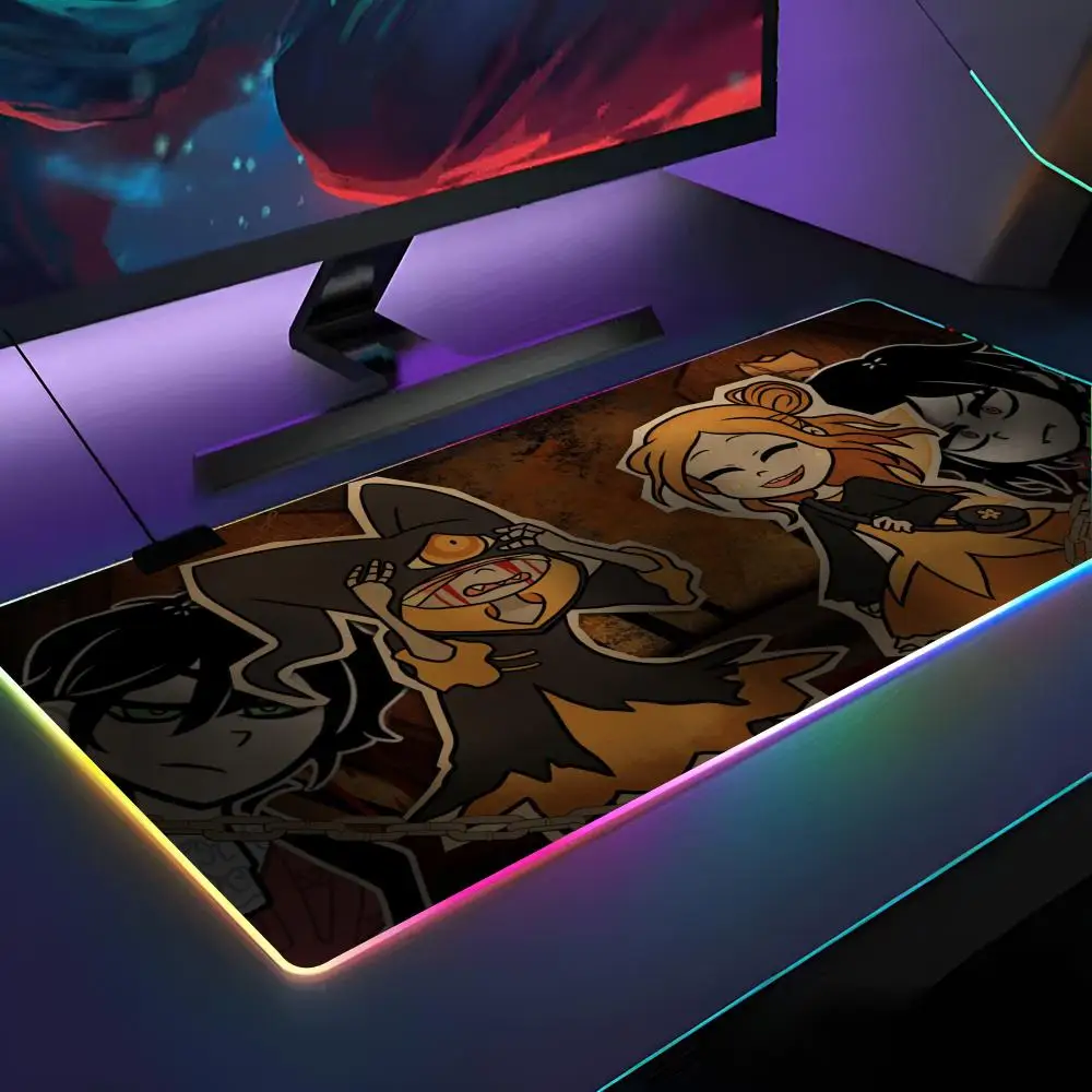 

Коврик для мыши The Coffin Of Andy And Leyley с RGB подсветкой, коврик для мыши для ноутбука, коврик для мыши для ноутбука, геймера, компьютерный стол, игровые аксессуары