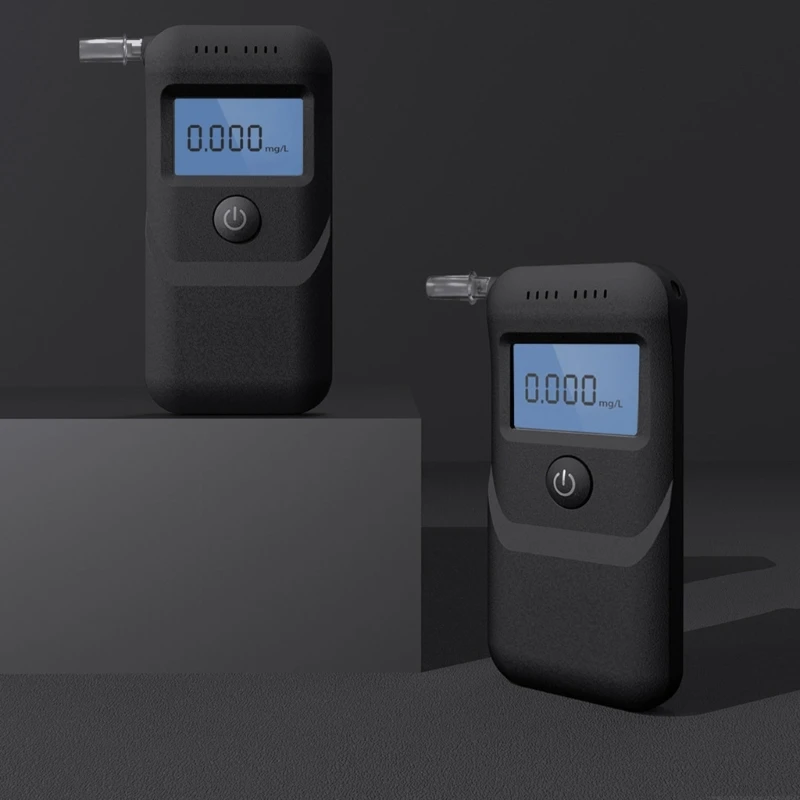 Upgraded Tester Accuracy Promille Meter with Clear LCDDisplay Breathalyzer used for Family & Friend