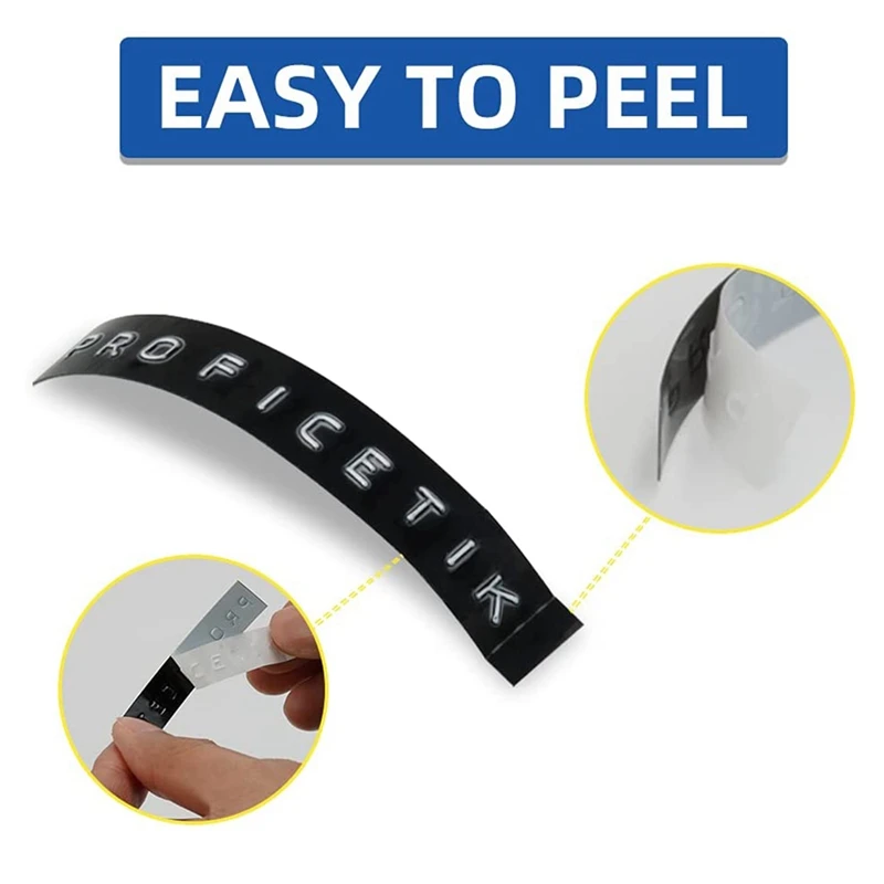 6 Pcs nastro per etichette compatibile con Dymo goffratura nastro per etichette per Dymo etichettatrice 1880 Motex E-101 9mm x