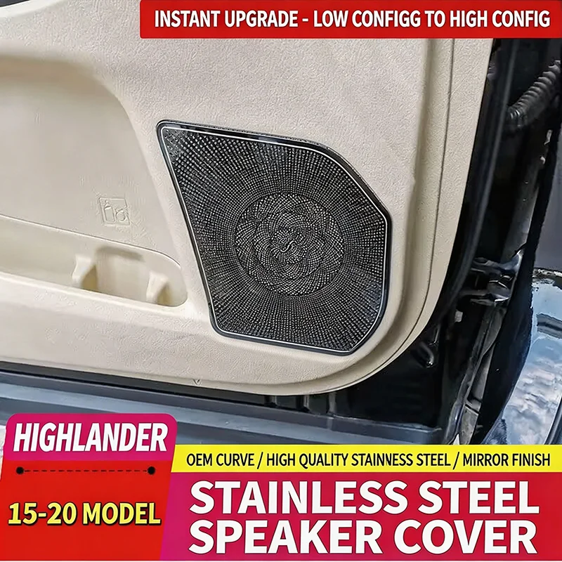 for-toyota-highlander-2015-2020-stainless-steel-door-speaker-cover-trim-4pcs-set-anti-scratch-interior-accessories