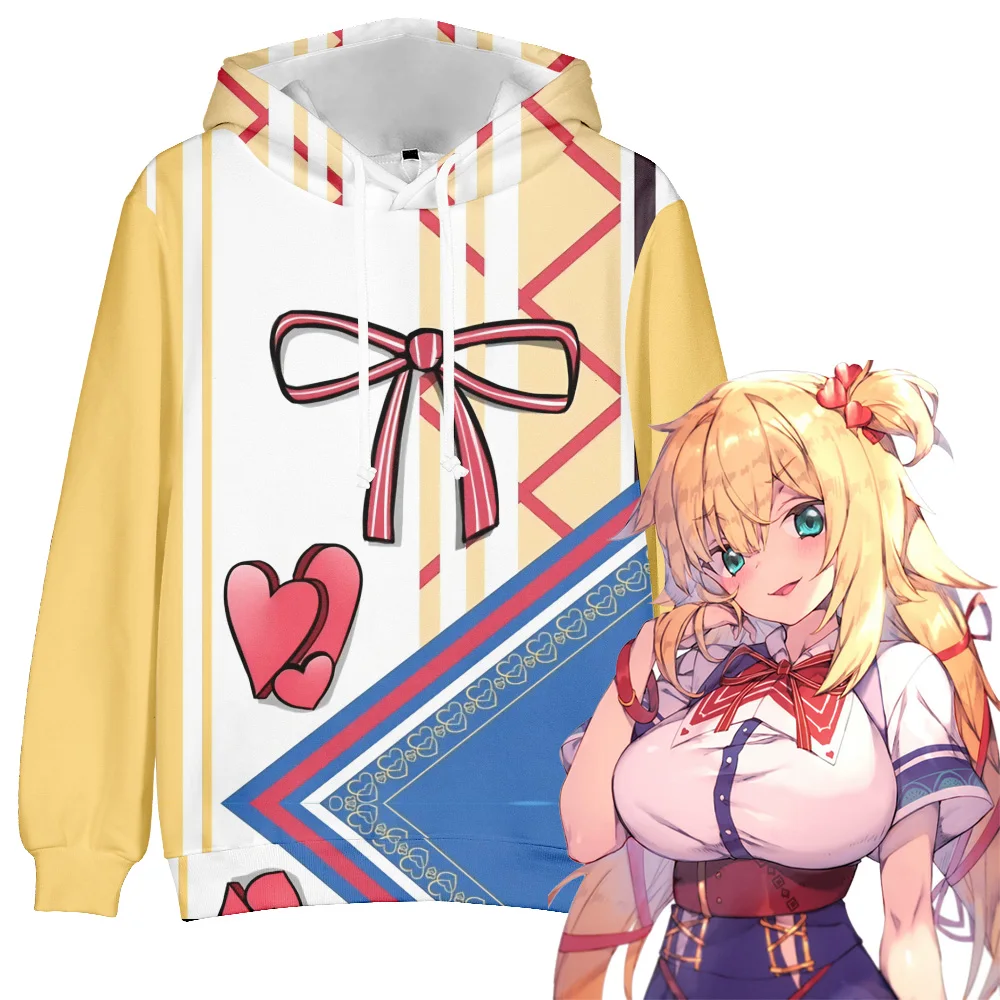 HOLOLIVE VTuber Akai Haato Merch Cosplay Hoodie Winer Suit High quality Sportswear Harajuku Women/Men New in hoodies&sweatshirts