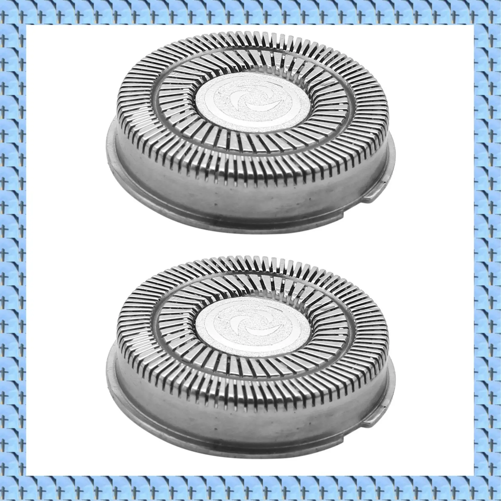 

NOCM 2X электрическое лезвие для бритвы, подходит для Flyco FR8, сменный прочный антикоррозийный очиститель, бритвенная головка для Flyco