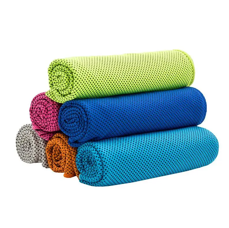 

Ice Cold Towels Summer Cooling Sunstroke Sports Exercise Towels Cooler Running Towels Quick Dry Soft Breathable Towel ni377