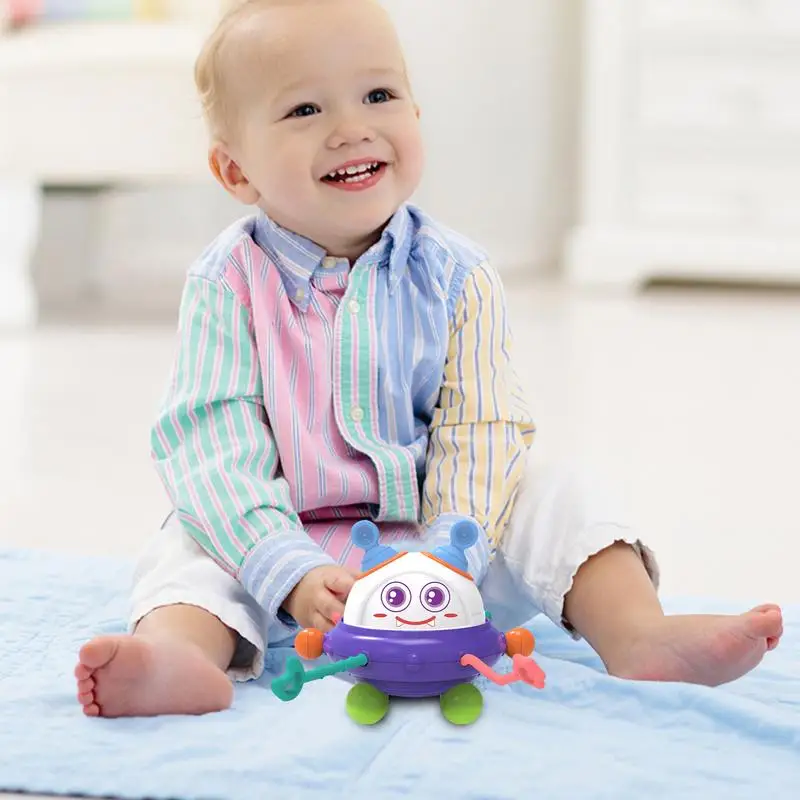 Juguete sensorial de cuerda de tracción para niños, mordedor educativo de silicona de grado alimenticio, 18 meses