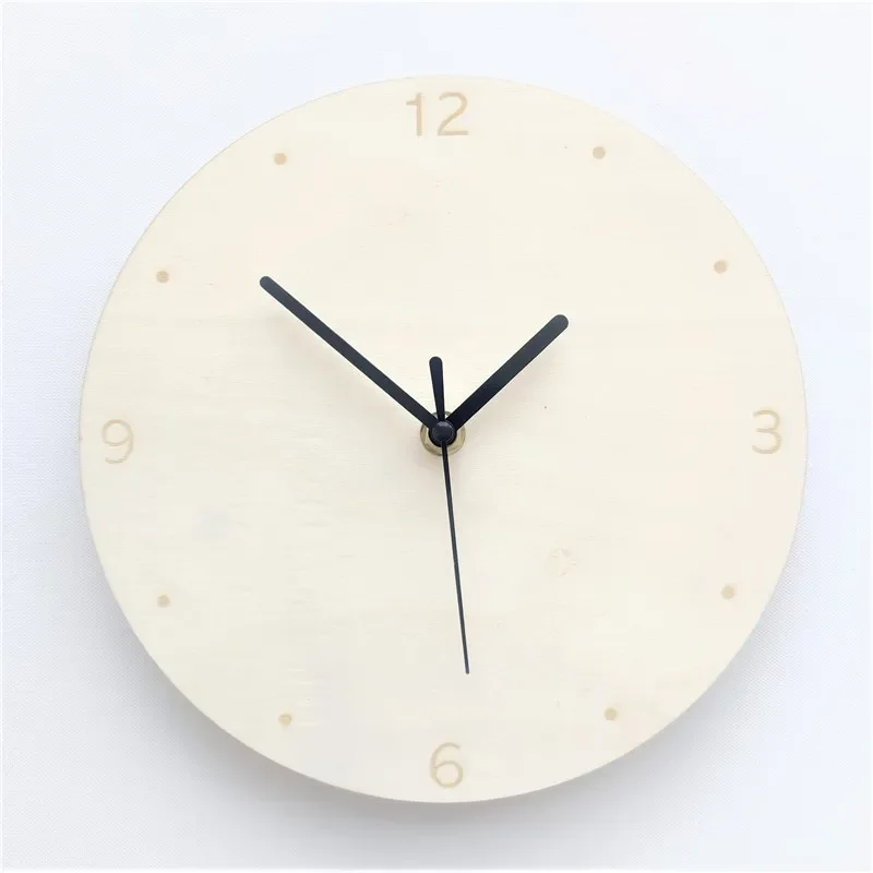 Round Simple Wall Clocks Aesthetic Designer Design Restaurant Silent Wall Clock Digital Reloj Pared Live Room Decor Pendulum