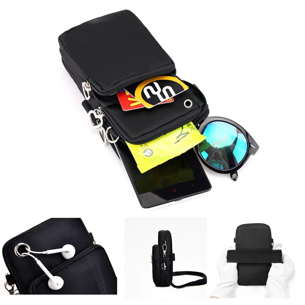 Autism Awareness Unisex Purses Vintage Mini Phone Bag for Iphone Etc Accept and Understand Love Print Headphone Bag for Teen