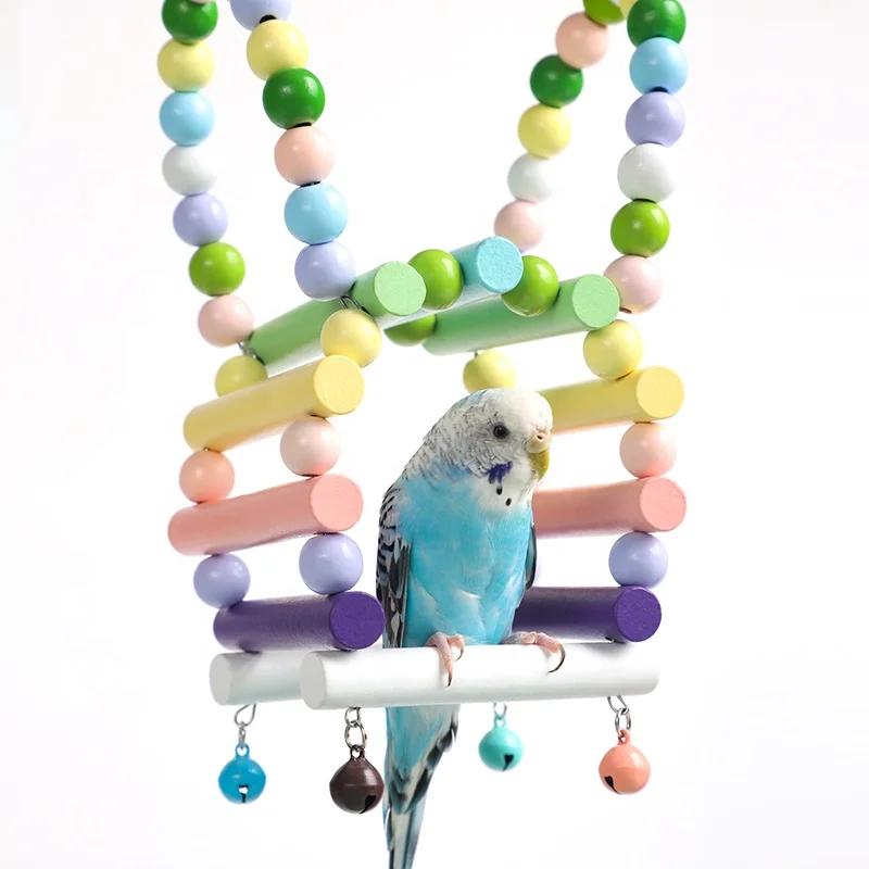 Color Multi-Design Set Parrot Cage Toy Pet Bird's Nest Swing Toy Bulk Purchase