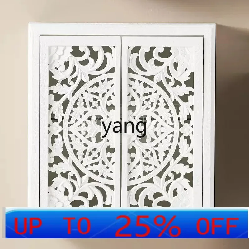 

LTT retro wall porch wall-mounted locker bathroom storage cabinet