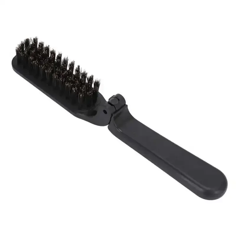 1PCS Foldable Beard Bristle Comb Pig Bristle Comb Waterproof Clean Beard Beard Styling Comb Barbe Homme Cleaning Care Tool New