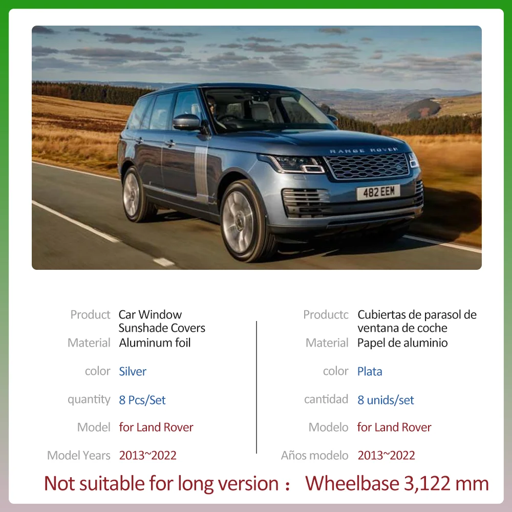 مظلات سيارة لنطاق روفر روفر L405 ~ out سقف النوافذ واقي الشمس وسادة ستارة غطاء فتحة سقف 2014 2015 2016 2017 2018 2019 2020 2021