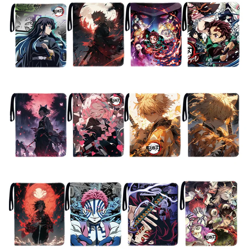 

400pcs/900pcs Card Album Book Anime Demon Slayer Collection Card Zipper Game Cards Binder Holder kids Gift