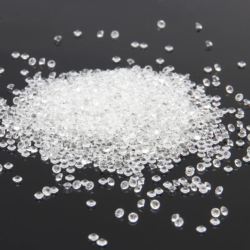 1000 Teile/los 4,5mm Acryl Kristalle Streuung Tisch Diamant Strass Edelsteine Konfetti Hochzeit Dekoration Gunsten – Detail 8