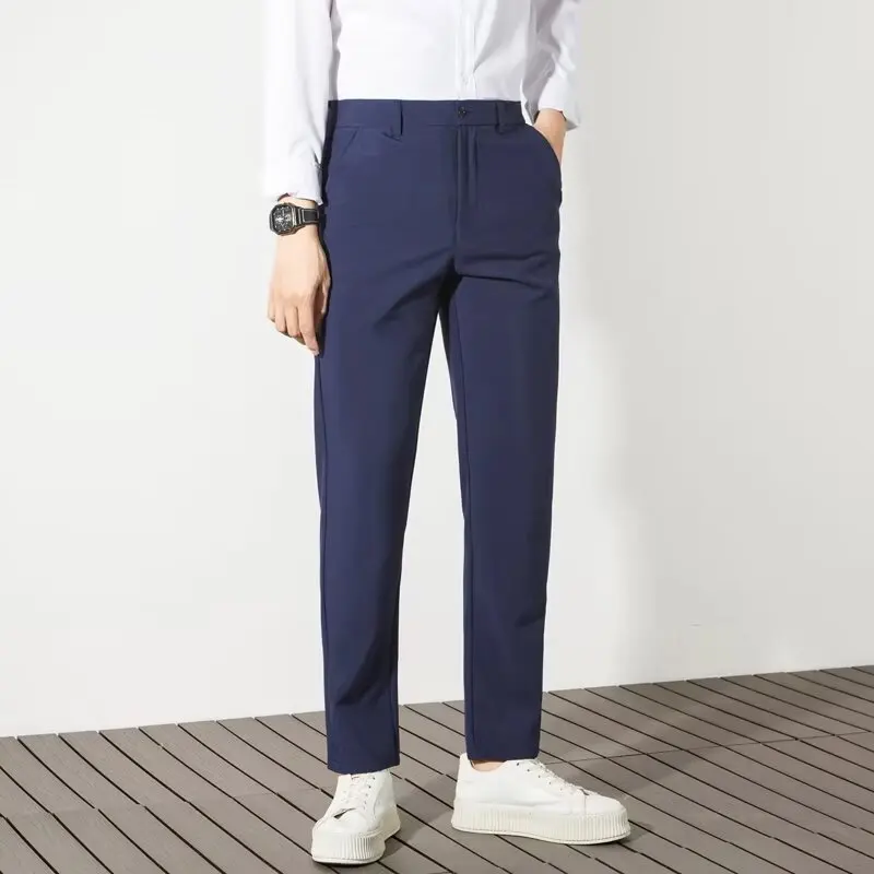 

New Pants Spring Autumn Elegant Clothes Man Mens Dress Pants for Men Trousers High Quality Suit Male Men's Slacks Summer Formal