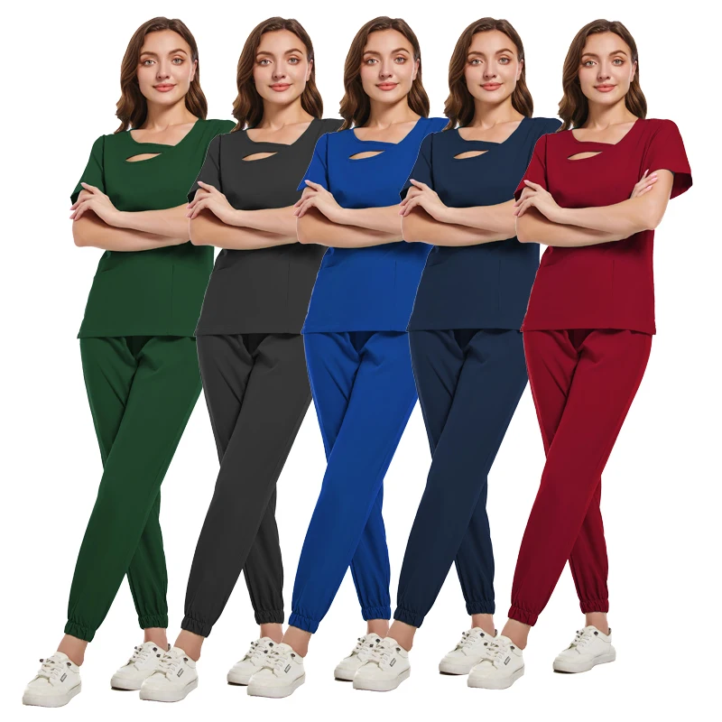 Neue chirurgische Uniformen Frau Arbeits anzug medizinisches Peeling Set Arzt Krankens ch wester klinische Kleidung Krankenhaus zubehör hochwertige Arbeits kleidung