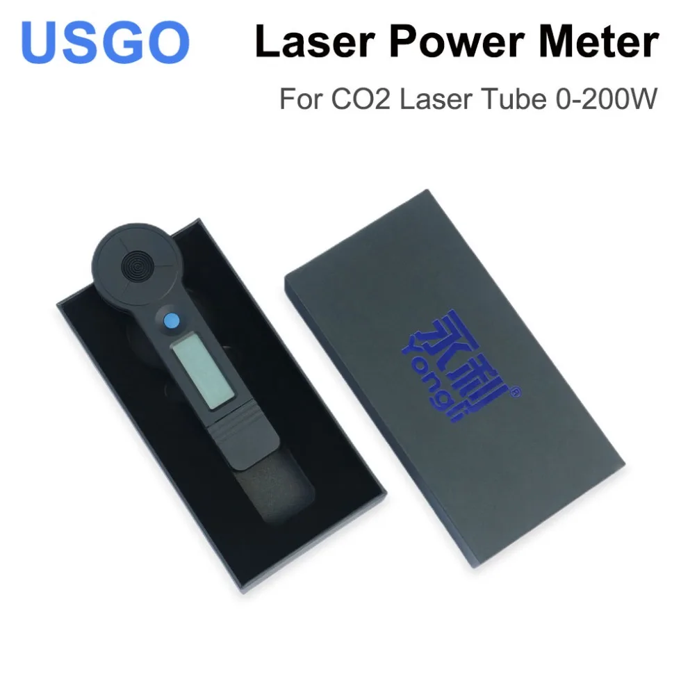 USGO  0-200W High Accuracy Handheld Power Meter HLP-200B CO2 Laser Tube Dynamometer for Co2 Laser Engraving &