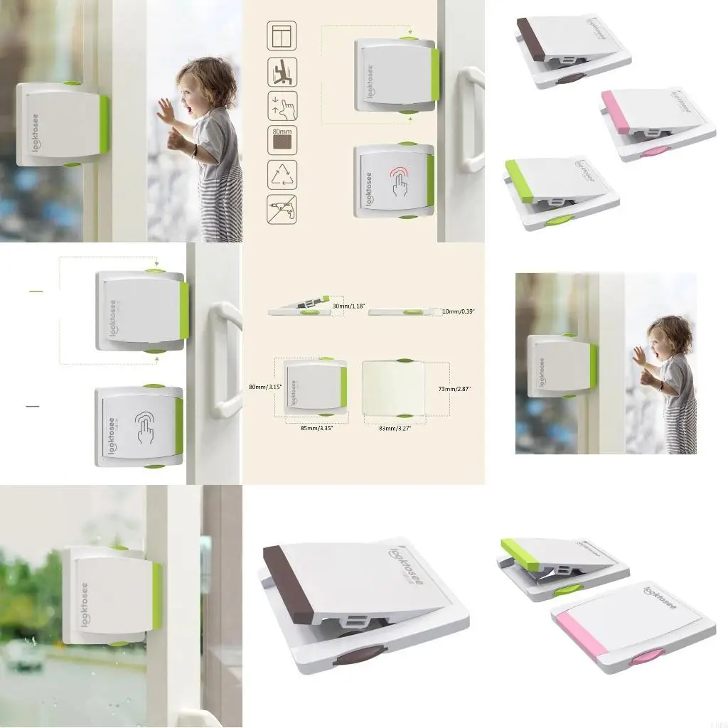 

Замок для безопасности детей для раздвижных стеклянных дверей, детские замки для раздвижных окон, защита от защемления, детские