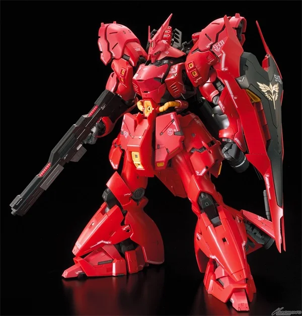 In Stock Bandai RG 29 SAZABI MSN-04 Char‧Aznable 1/144 Action Figure GUNPLA Boys Toy Mecha Model Gift Assembly Kit Collectible