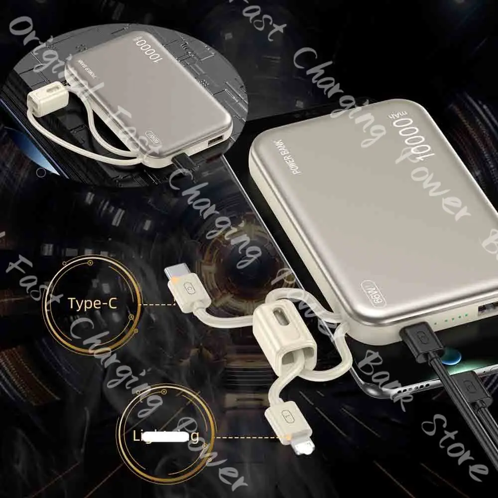 Xiaomi جديد صغير رقيق محمول 20000 مللي أمبير قوة البنك سعة كبيرة 66 واط شحن سريع للغاية بطارية خارجية آيفون سامسونج