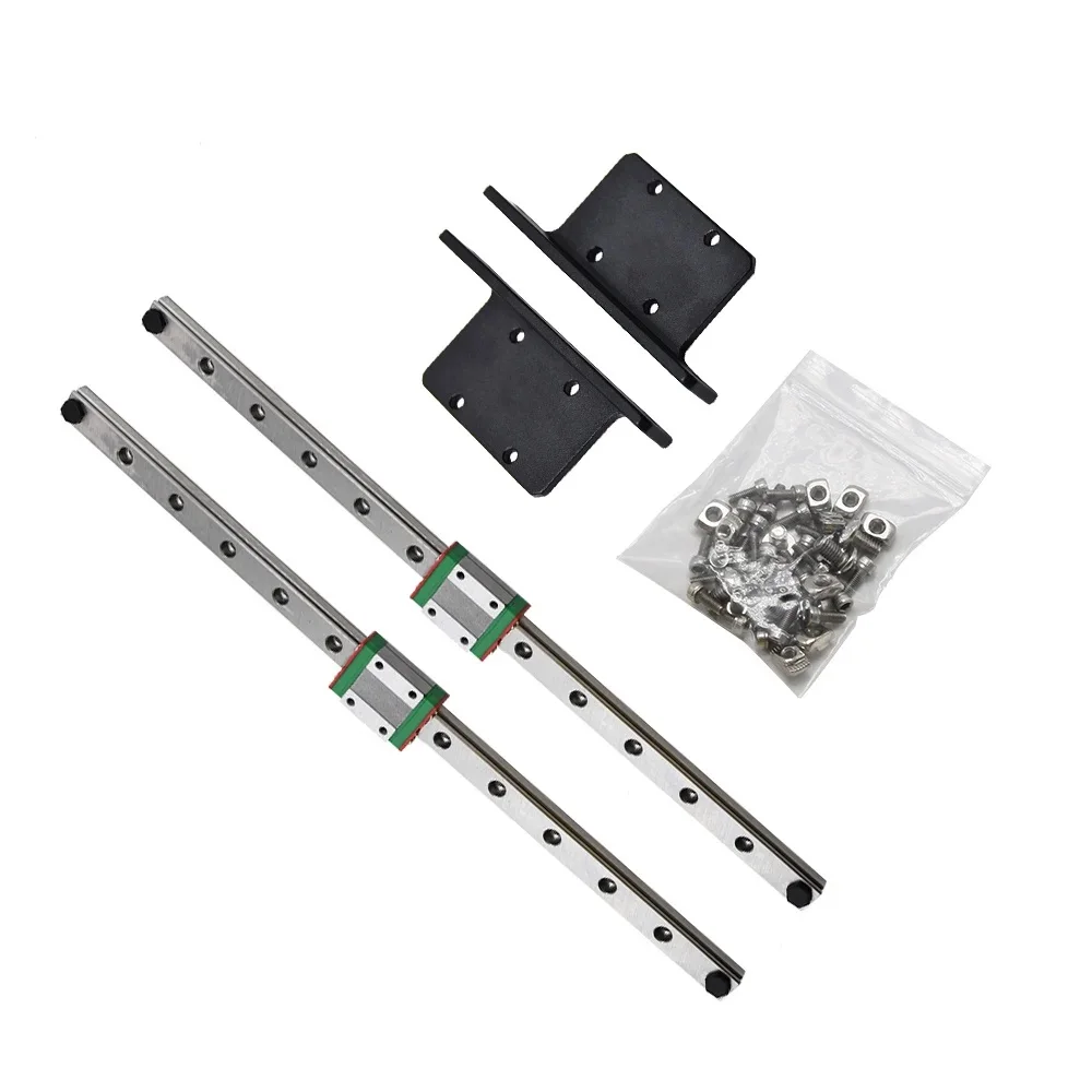 Y-AXIS Dual Linear Rail Kit MGN12H For Ender 3 Ender-3V2 Ender-3PRO Creality 3D Printer CNC Upgrade Kit 300mm Length