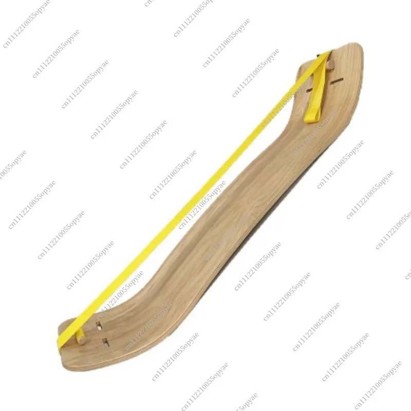 Wooden Maple Balance Board Yoga Training Board for Ski Surf Fitness Coordination Exercise with Slackline