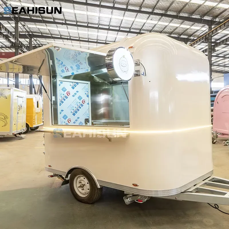 Remorque Alimentaire Mobile Truck Shop Salon/food Trailer for Food Burger Mini Concession bar Food Truck Ice Burger Europe