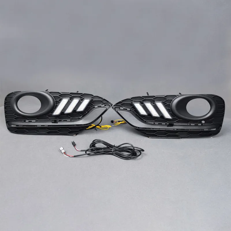

Car Led Daytime Running Light Flowing Turn Signal Front Fog Lamp Modification Accessories For Honda Crosstour 2014 2015 2016
