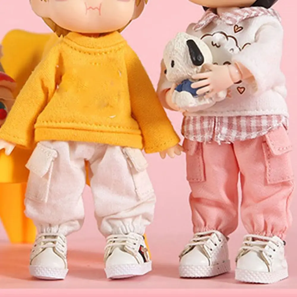 Dolls Long Jeans Overalls Doll Clothes Pant for 1/11 1/12 Doll Long Jeans Accessories Clothing Doll Pants Clothing Accessories