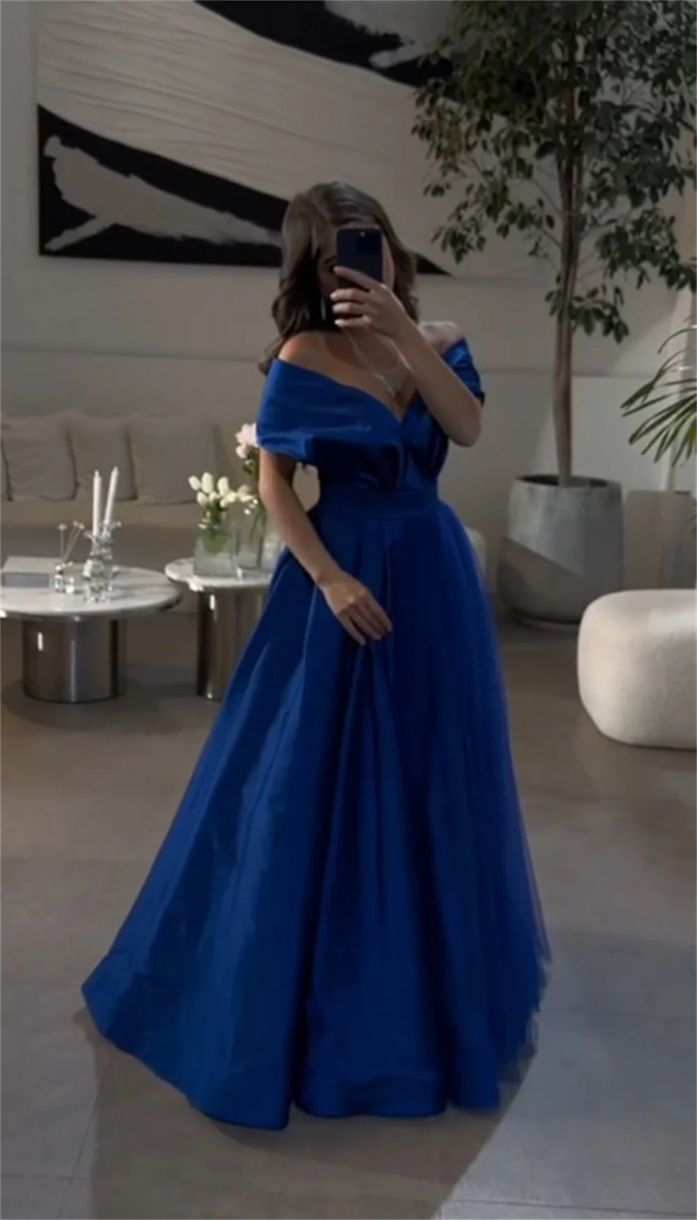 Amanda Sexy Tulle Hem Off Shoulder فساتين سهره فاخره2023  Nobility A-line Prom Dresses Elegantly Floor Lenght Vestidos De Noche